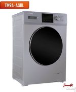 ماشین لباسشویی 9 کیلویی ایکس ویژن مدل TM94-ASBLنمای سه رخ
